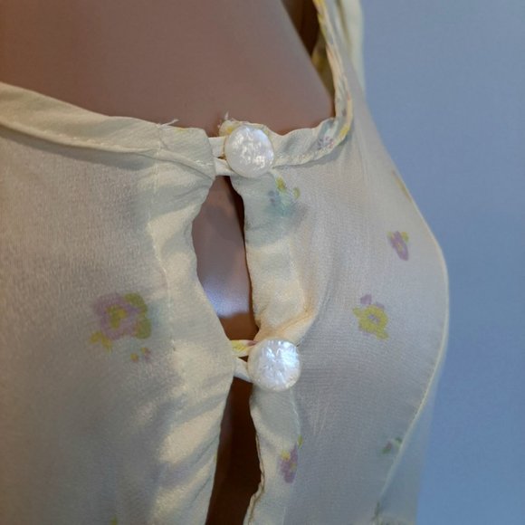 ❌SOLD❌Seneca Rising Silk Floral Babydoll Dress - Picture 7 of 8